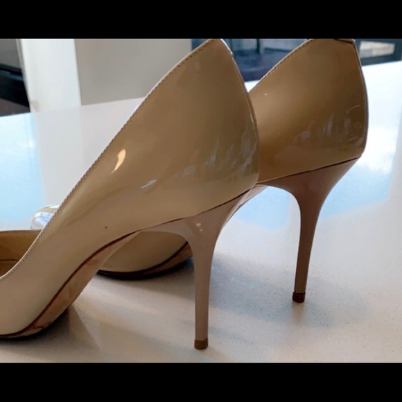 Jimmy Choo Gilbert Nude Pumps, 37 (US 7), 85mm - Picture 6 of 7